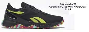 Reebok Buty Nanoflex TR Core Black / Cloud White / Pure Grey 6 oferta