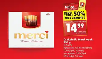 Biedronka Czekoladki Merci, opak. 250 g oferta