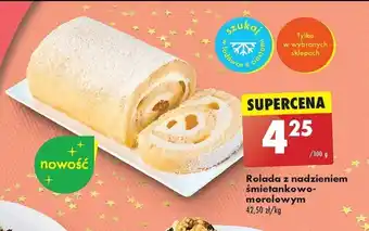 Biedronka Rolada z nadzieniem śmietankowo-morelowym 100 G oferta