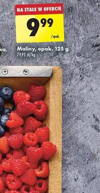 Biedronka Maliny, opak. 125 g oferta