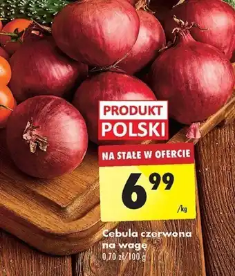 Biedronka Cebula czerwona na wagę 1 kg oferta