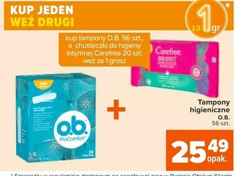 Carrefour Tampony higieniczne oferta