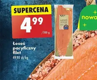 Biedronka Łosoś pacyficzny filet 100 g oferta