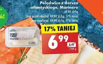 Biedronka Polędwica z dorsza atlantyckiego, Marinero 100 g oferta