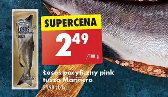 Biedronka Łosos pacyficzny pink tusza Marinero 100 g oferta