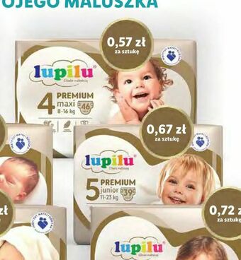 Lidl Pieluszki 3 midi, 4 maxi lub 5 junior oferta