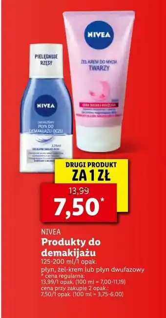 Lidl Produkty do demakijażu oferta