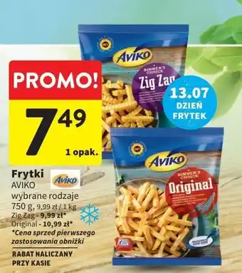 Carrefour Frytki proste 1 SZT 750 G oferta