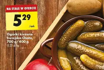 Biedronka Ogórki kiszone Swojska Chata, 700 g/400 g oferta