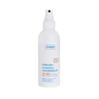 Drogeria Dr.Max Ziaja Sopot Sun, mleczko nawilżające, SPF 50+, spray, 170 ml oferta