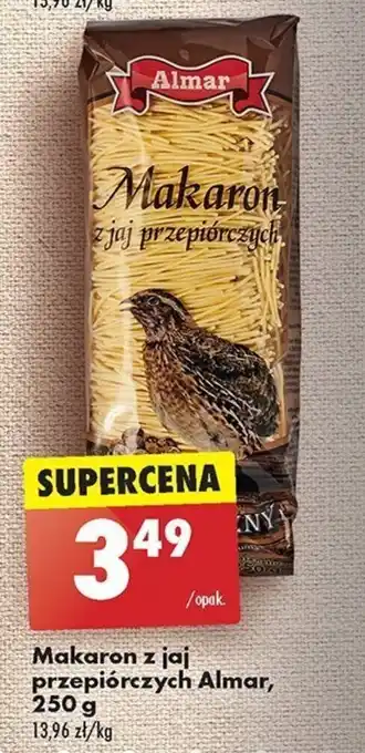 Biedronka Makaron z jaj przepiórczych Almar, 250 g oferta