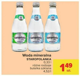 Carrefour Woda mineralna oferta