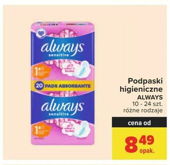 Carrefour Podpaski higieniczne oferta