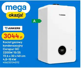 Castorama Kocioł gazowy kondensacyjny Cerapur GC oferta