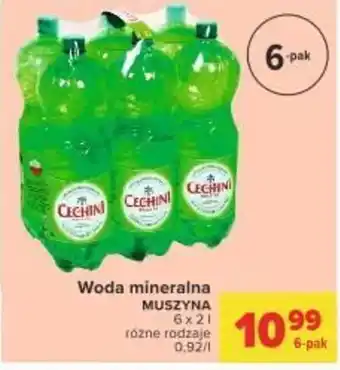 Carrefour Woda mineralna Muszyna 6x 2l oferta