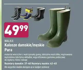 ALDI Kalosze damskie/męskie Para oferta