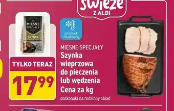 ALDI Szynka wieprzowa do pieczenia lub wędzenia oferta