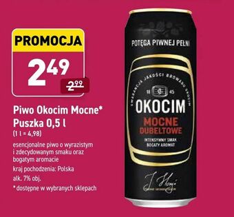 ALDI Piwo Okocim Mocne* oferta