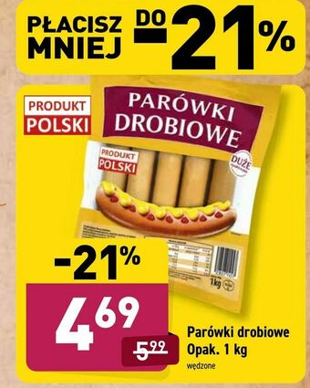 ALDI Parówki drobiowe oferta