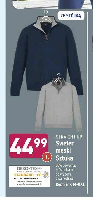 ALDI Sweter męski Sztuka oferta