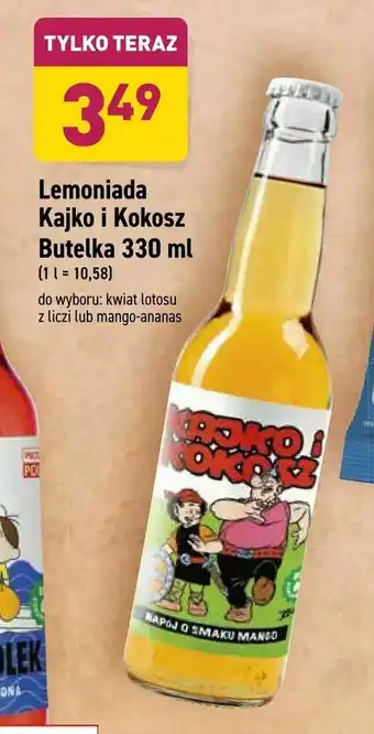 ALDI Lemoniada Kajko i Kokosz oferta