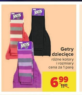 Carrefour Getry dziecięce oferta