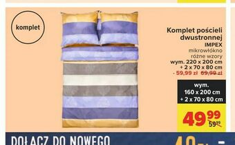 Carrefour Komplet pościeli dwustronnej oferta