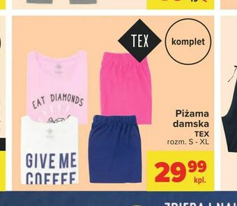 Carrefour Piżama damska oferta