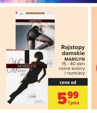 Carrefour Rajstopy damskie oferta