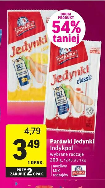 Intermarche Parówki Jedynki oferta
