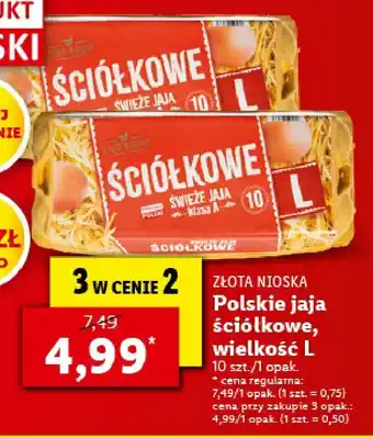 Lidl Jaja ściółkowe kl. l 1 OPAK 10 SZT oferta