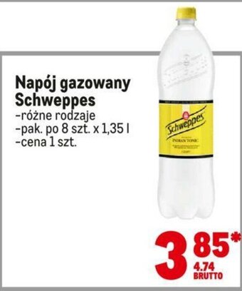 Makro Napój gazowany Schweppes 1,35l oferta