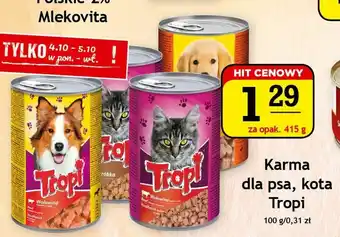 Gram Market Karma dla psa, kota Tropi 415g oferta