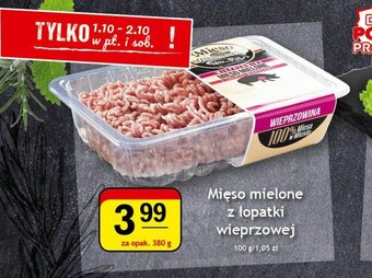 Gram Market Mięso mielone z łopatki wieprzowej 380g oferta