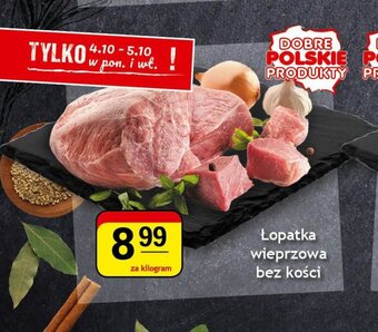 Gram Market Łopatka wieprzowa bez kości 1kg oferta