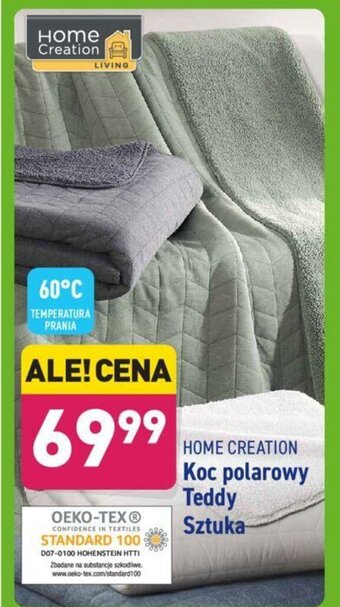 ALDI Koc polarowy Teddy oferta