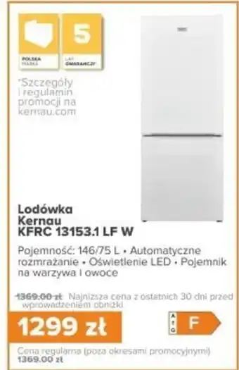 Max Elektro Lodówka Kernau oferta