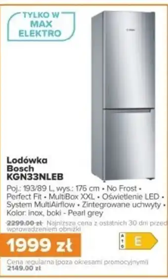 Max Elektro Lodówka Bosch oferta