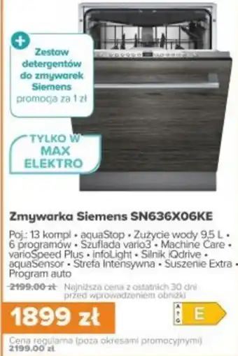 Max Elektro Zmywarka Siemens oferta