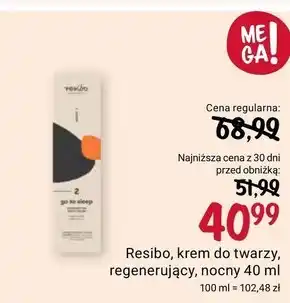 Rossmann Krem do twarzy Resibo oferta