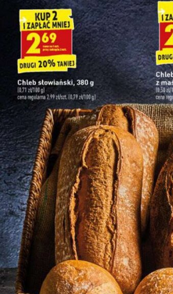 Biedronka Chleb słowiański 380g oferta