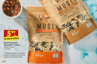 Biedronka Musli Premium Vitanella 420g oferta
