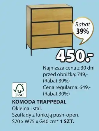 JYSK Komoda FSC oferta