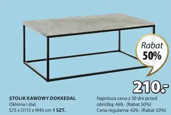 JYSK Stolik kawowy S! oferta