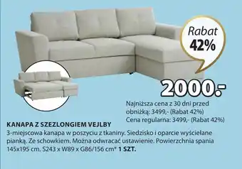 JYSK Kanapa oferta