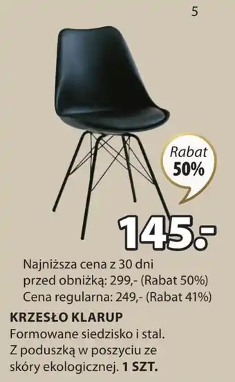 JYSK Krzesło oferta