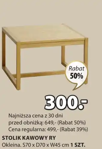 JYSK Stolik kawowy oferta
