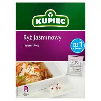 Makro Kupiec Ryż jaśminowy 400 g (4 x 100 g) oferta