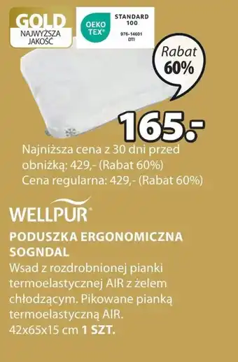 JYSK Poduszka ergonomiczna oferta