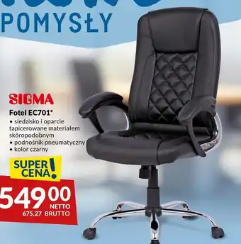Makro Fotel Sigma oferta
